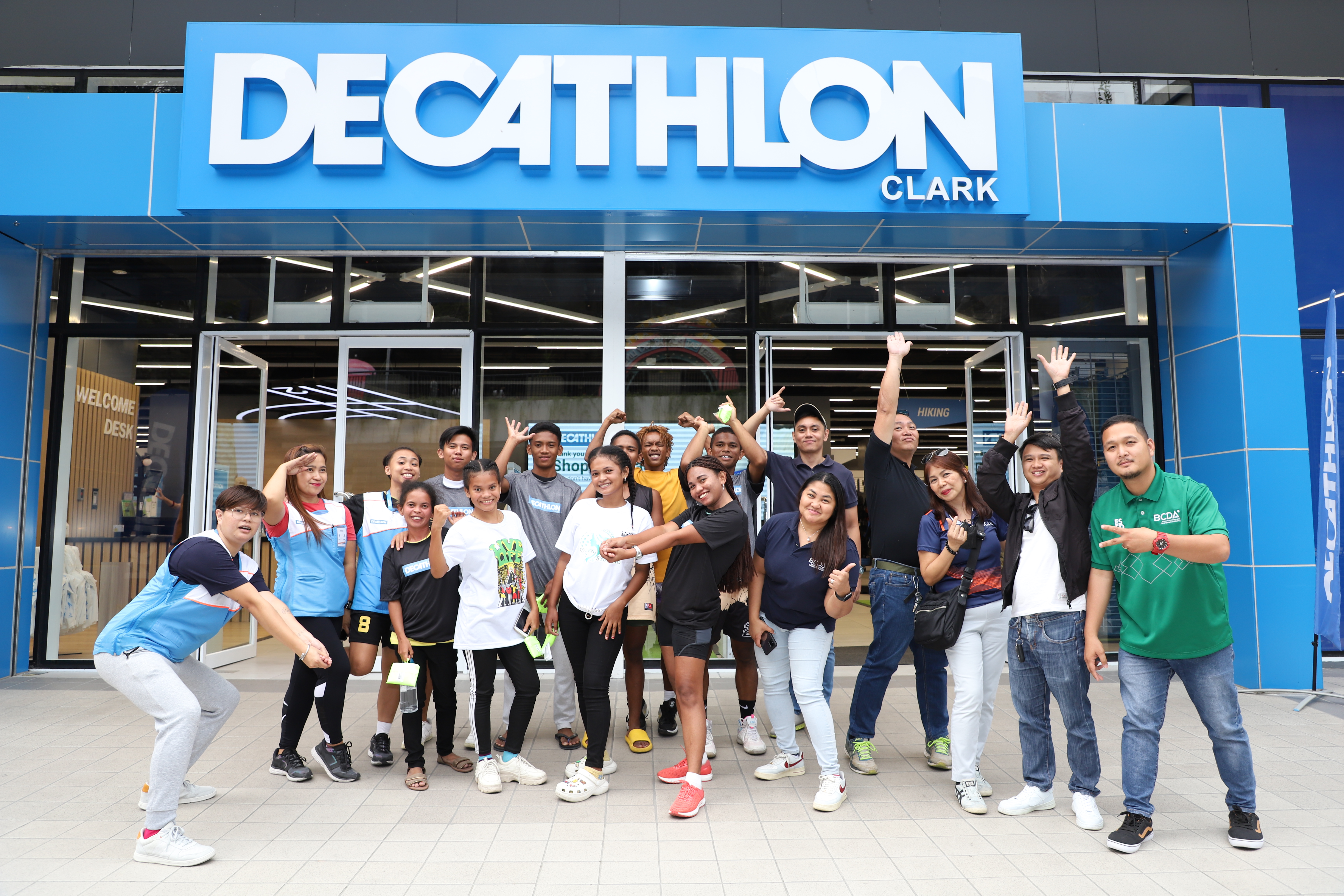 Photo caption: Aeta youths from Pampanga and Tarlac participated in customer service training and company briefing of Decathlon Philippines during its Foundation Day in SM Clark in June 2023. This forms part of the Decathlon’s hiring process for its corporate inclusion program. BCDA photo