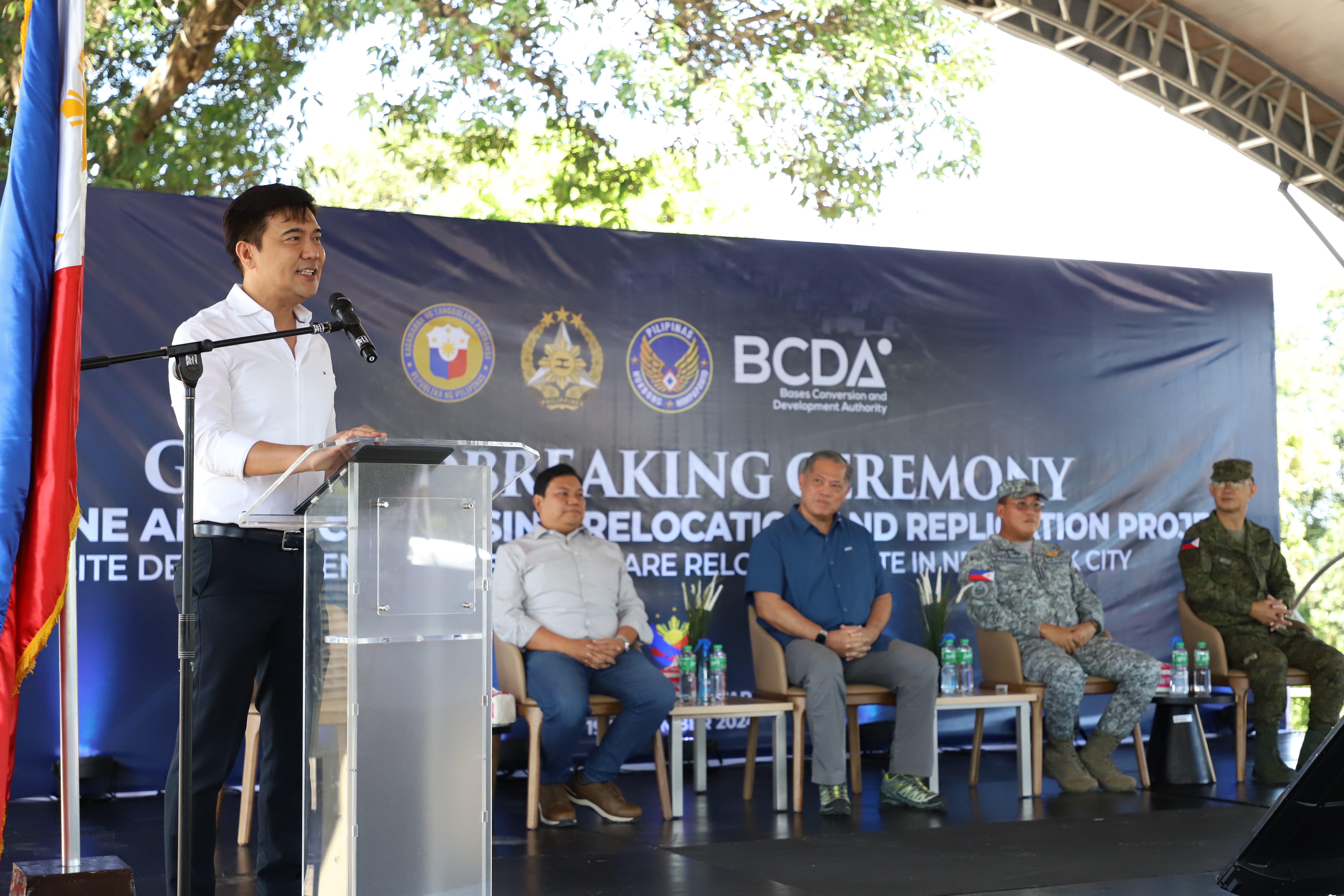 Photo Caption: BCDA President and CEO Joshua M Bingcang emphasizes BCDA’s commitment to provide the needed support for BCDA’s military stakeholders.