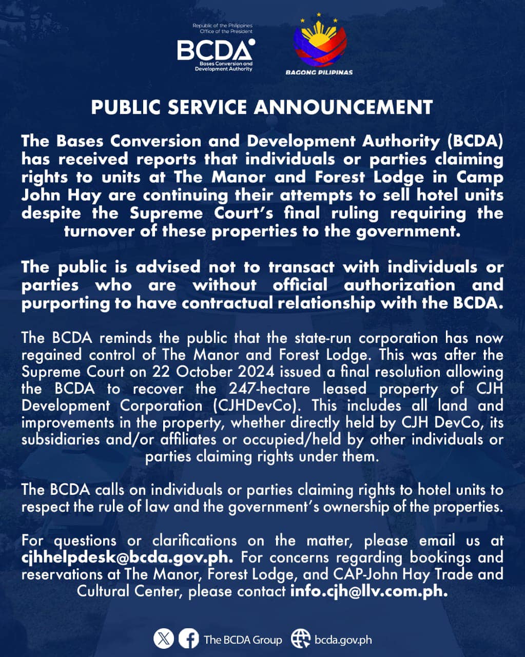 Public Service Announcement